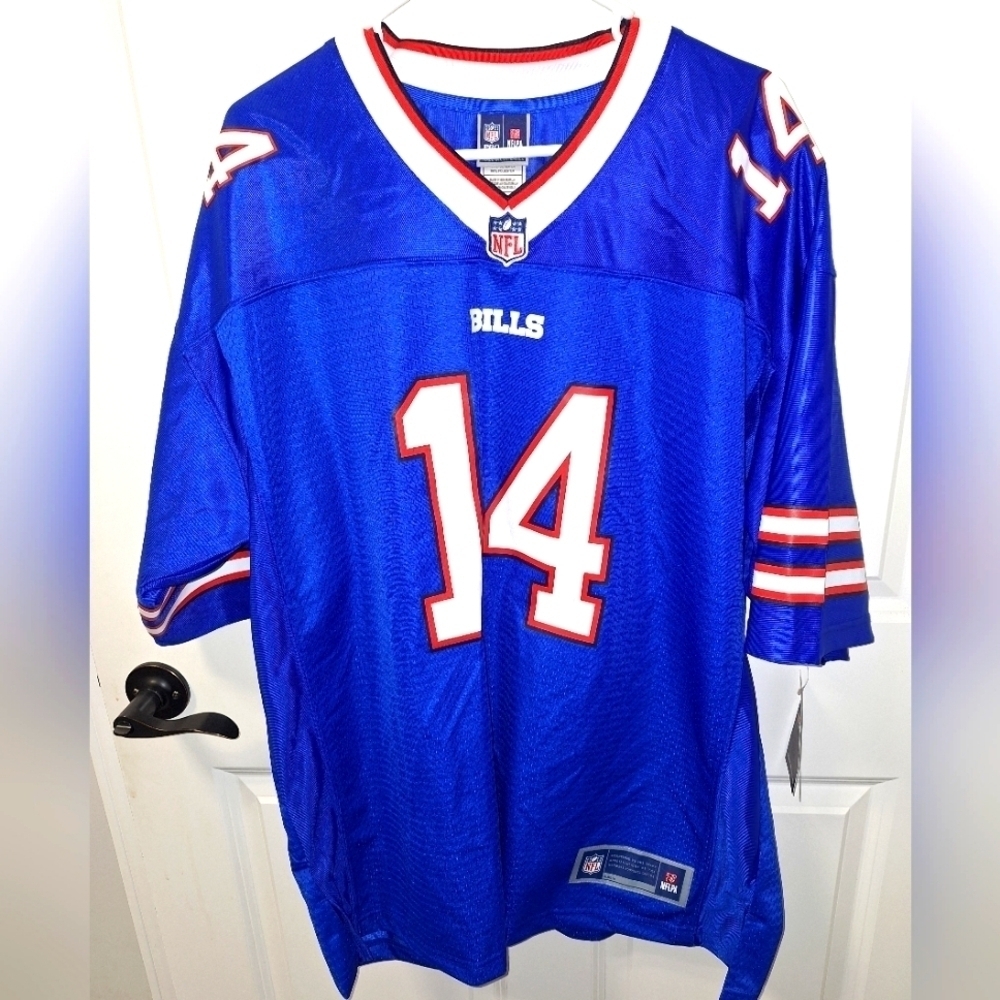 An NFL Pro Line Buffalo Bills #14 Diggs jersey in a men's size XLT. NWT.